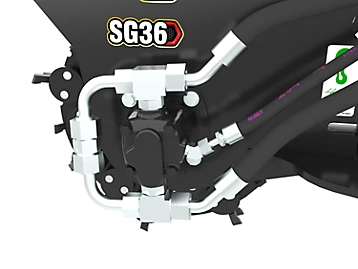 Cat SG36 direct hydraulic drive system