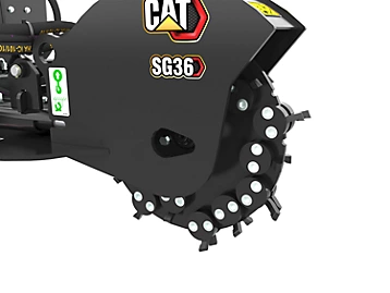 Cat SG36 heavy-duty cutting wheel and carbide teeth
